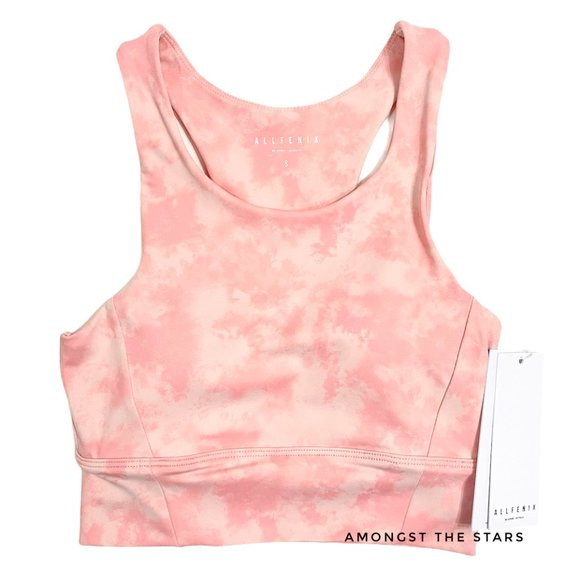 All Fenix Blush Pink Tie Dye Sports Bra & Leggings - Picture 2 of 14